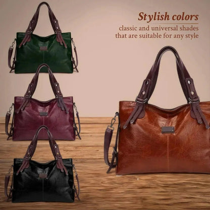 Alice - Fashionable Casual Leather Crossbody Tote