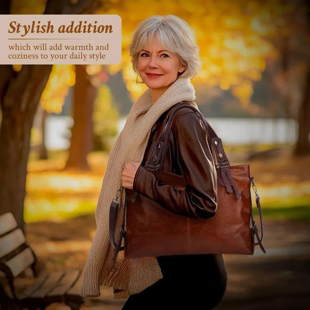 Alice - Fashionable Casual Leather Crossbody Tote