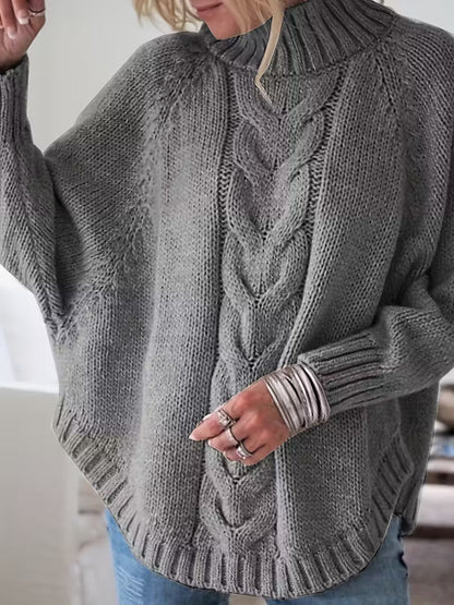 Pamella™ | Cable Knit Oversized Sweater