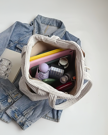 Avelora™ | Ribbed Tote Bag
