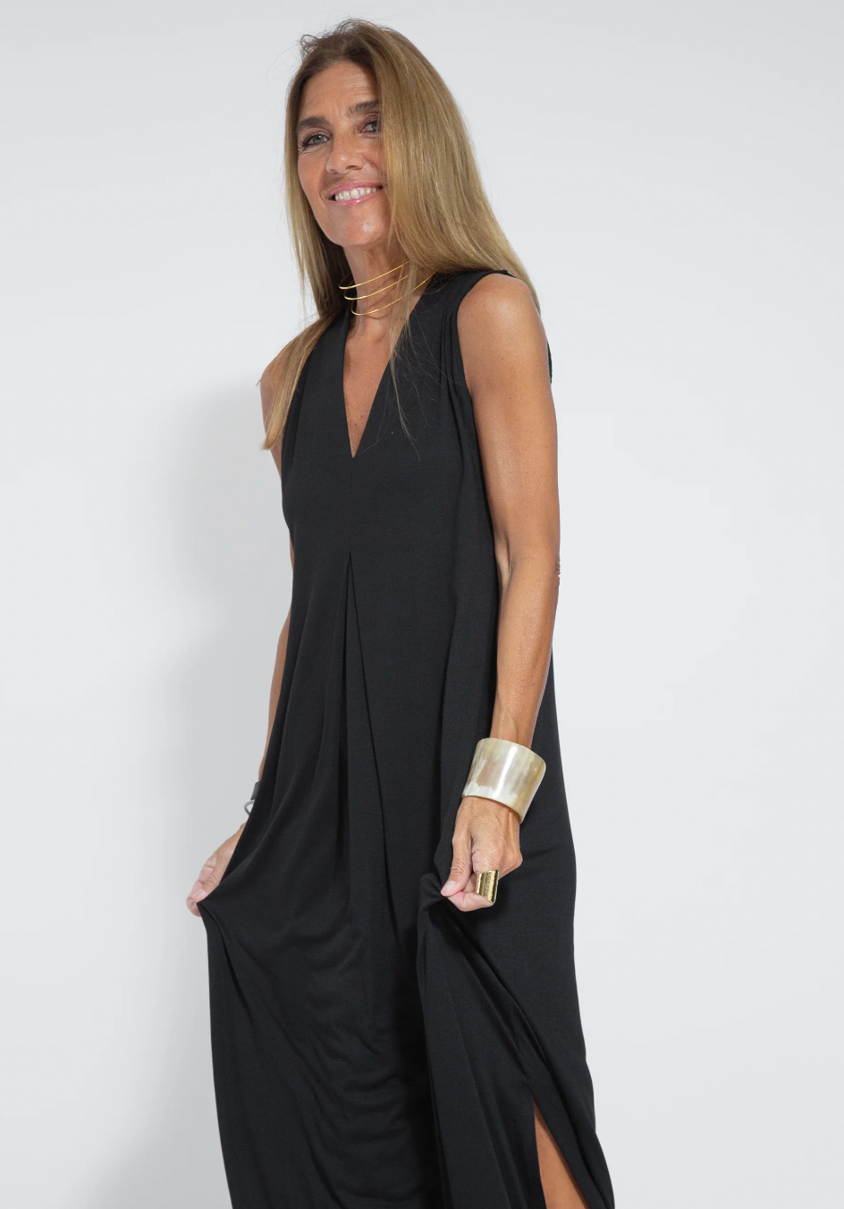 Kendall - Solid Color Summer Maxi Dress