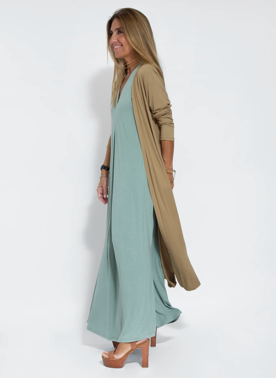 Kendall - Solid Color Summer Maxi Dress