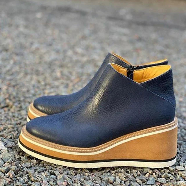 Xanthe - Trendy Women’s Wedges Ankle Boots