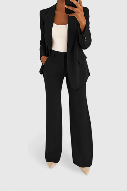 Corvella™ | Elegant Two-Piece Suit Set