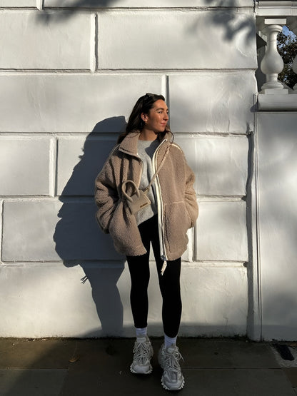 Amara™ – Soft Teddy Coat