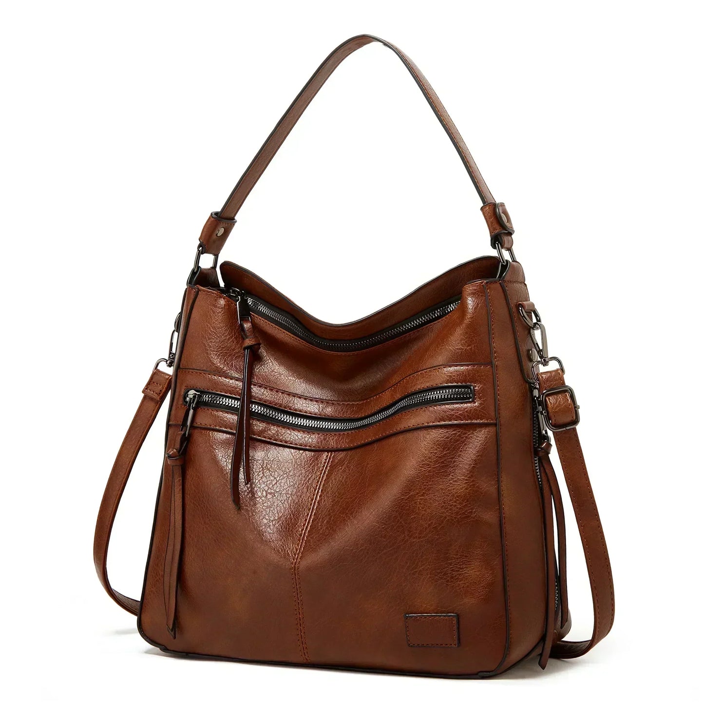 Estelle - Vintage Multi-Zip Bag