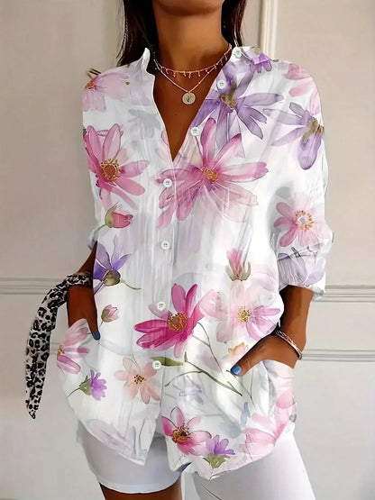 Ashtrid | Colorful Pattern Blouse
