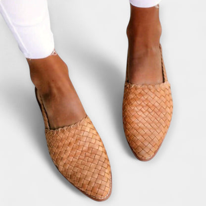Rosenwyn - Slip-On Buckle Flat Sandals