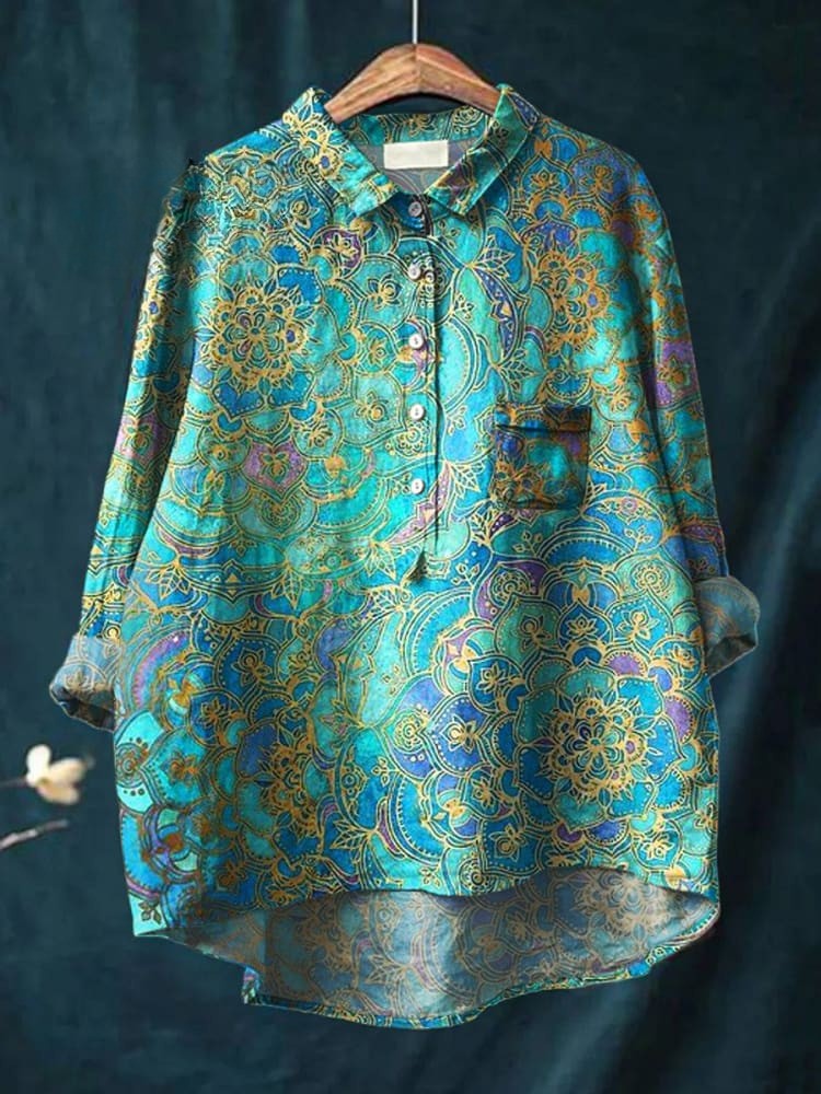 Olivia - Vintage-Inspired Retro Art Print Lightweight Shirt