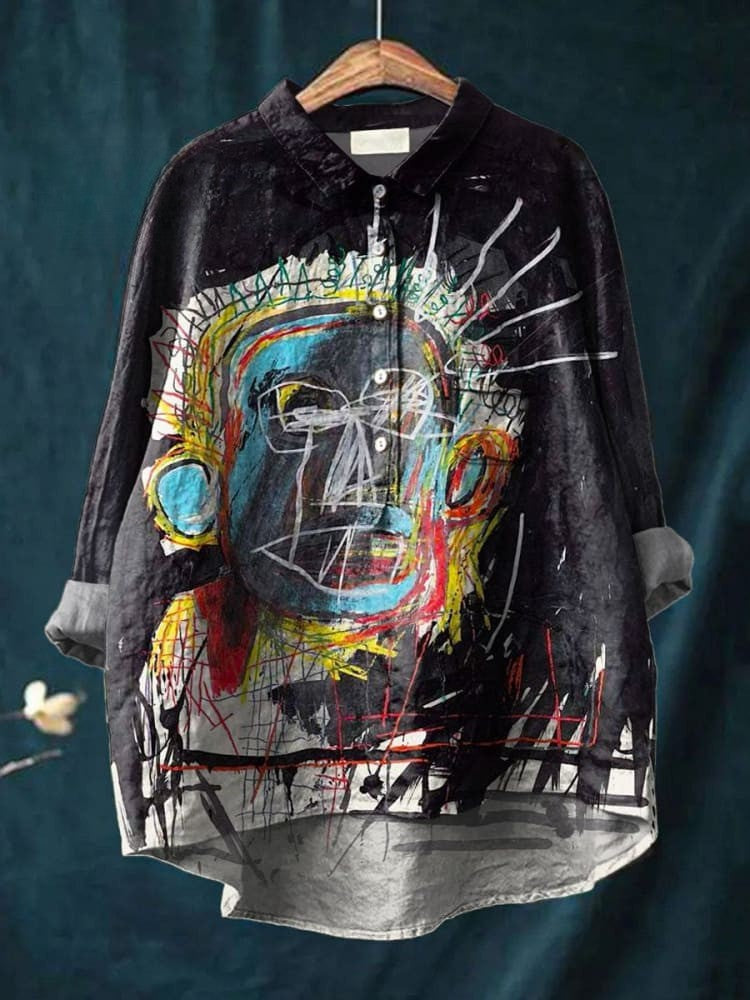 Ellie - Abstract Figure Painting Art Print Shirt
